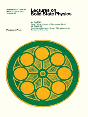 cover image of Lectures on Solid State Physics